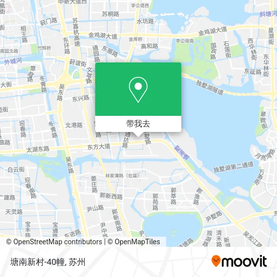 塘南新村-40幢地图