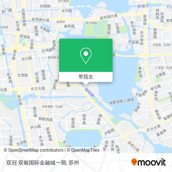 双冠·双银国际金融城一期地图