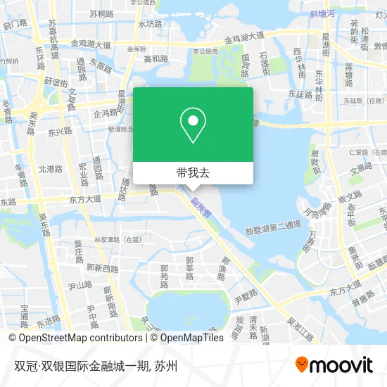 双冠·双银国际金融城一期地图