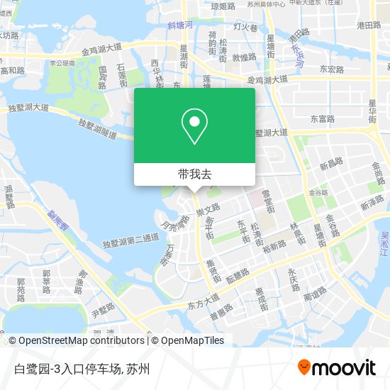 白鹭园-3入口停车场地图