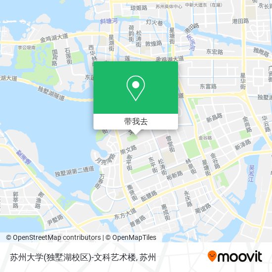苏州大学(独墅湖校区)-文科艺术楼地图