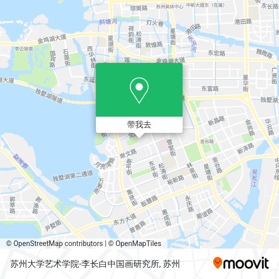 苏州大学艺术学院-李长白中国画研究所地图