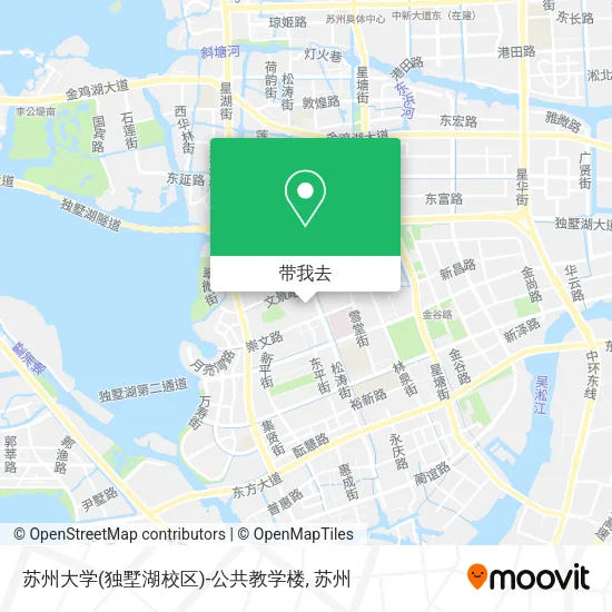 苏州大学(独墅湖校区)-公共教学楼地图