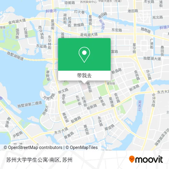 苏州大学学生公寓-南区地图