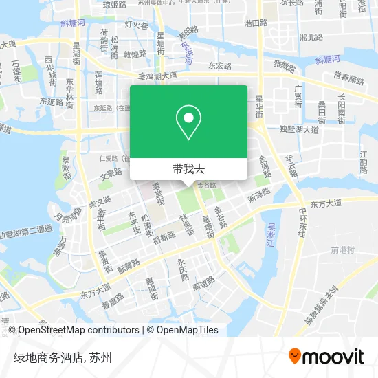 绿地商务酒店地图