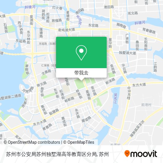苏州市公安局苏州独墅湖高等教育区分局地图
