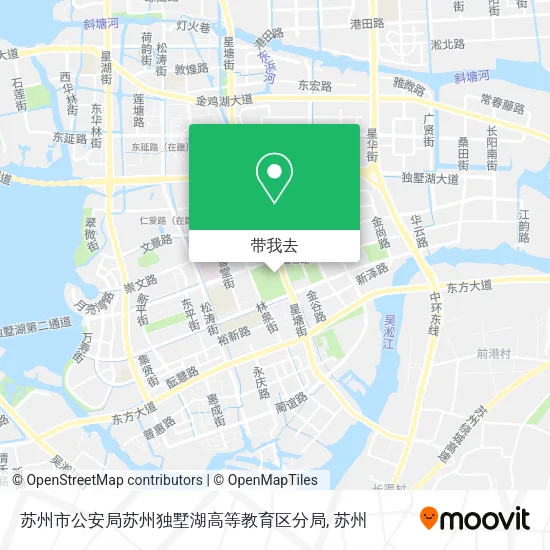 苏州市公安局苏州独墅湖高等教育区分局地图