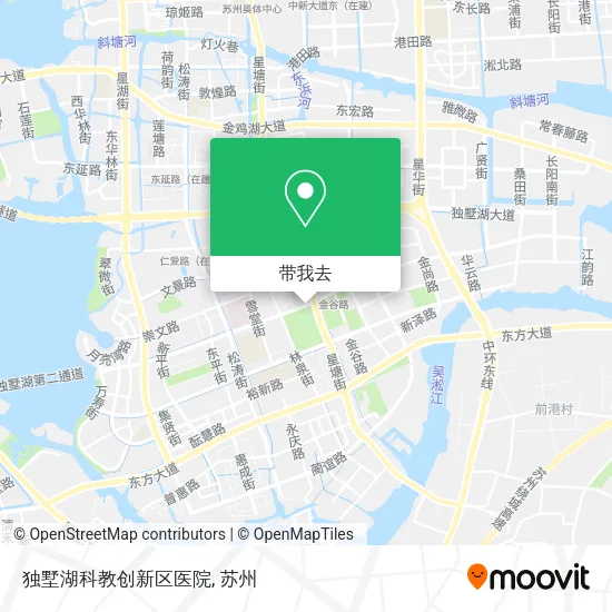 独墅湖科教创新区医院地图