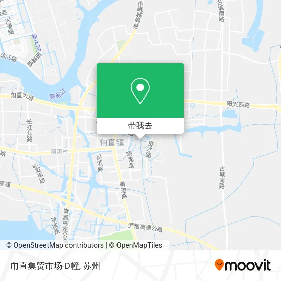 甪直集贸市场-D幢地图