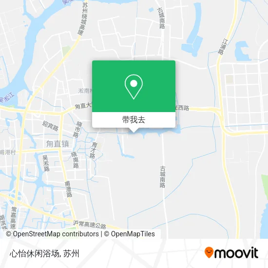 心怡休闲浴场地图