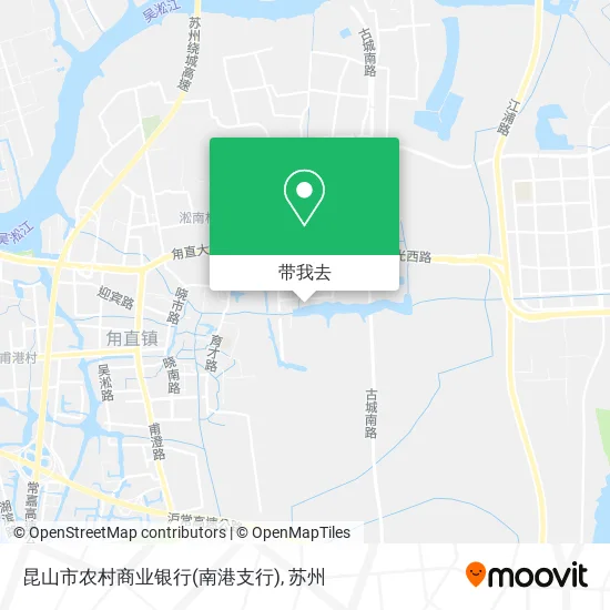 昆山市农村商业银行(南港支行)地图