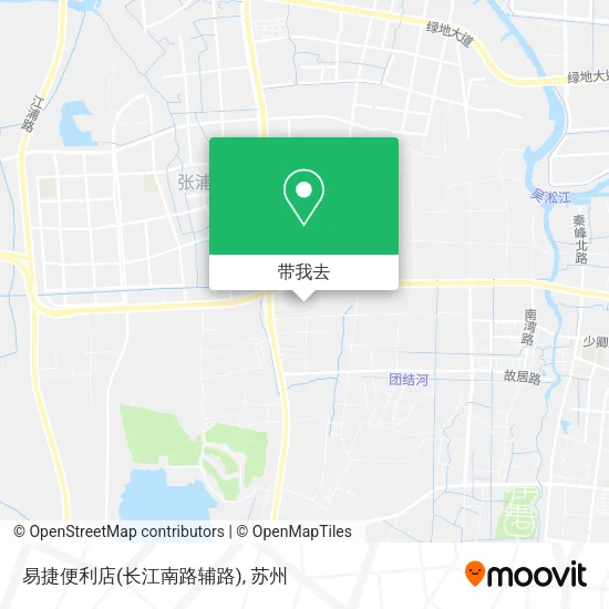 易捷便利店(长江南路辅路)地图