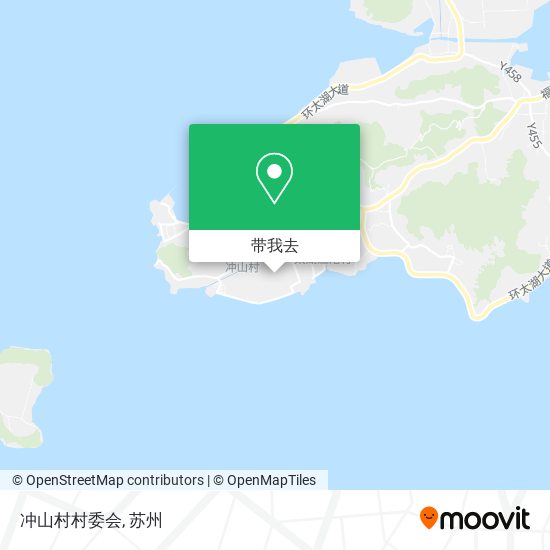 冲山村村委会地图