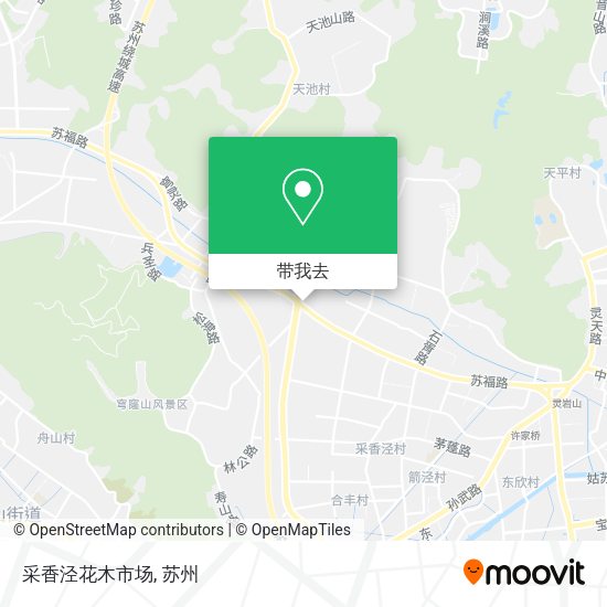 采香泾花木市场地图