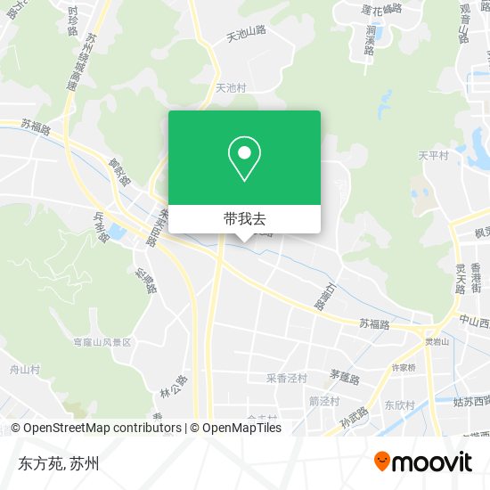 东方苑地图