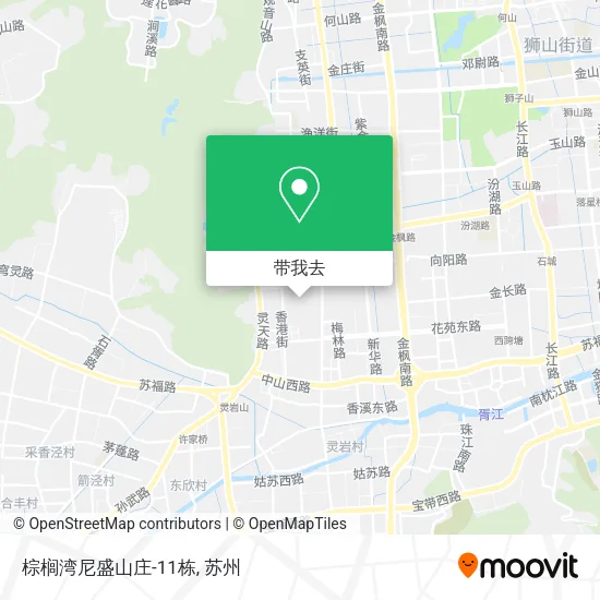 棕榈湾尼盛山庄-11栋地图