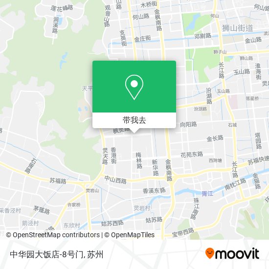 中华园大饭店-8号门地图