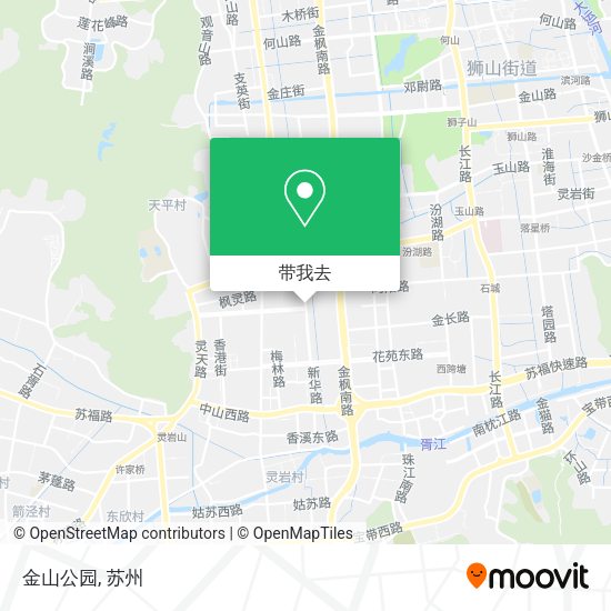 金山公园地图