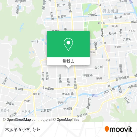 木渎第五小学地图