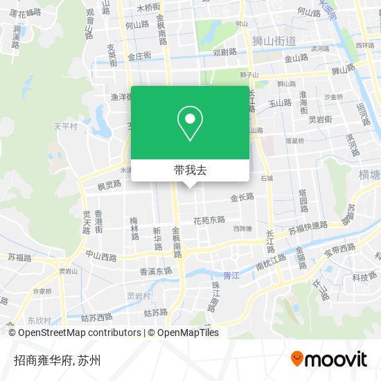 招商雍华府地图