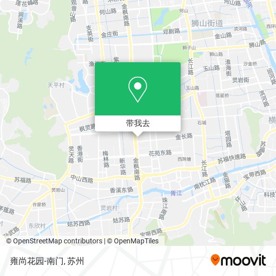 雍尚花园-南门地图