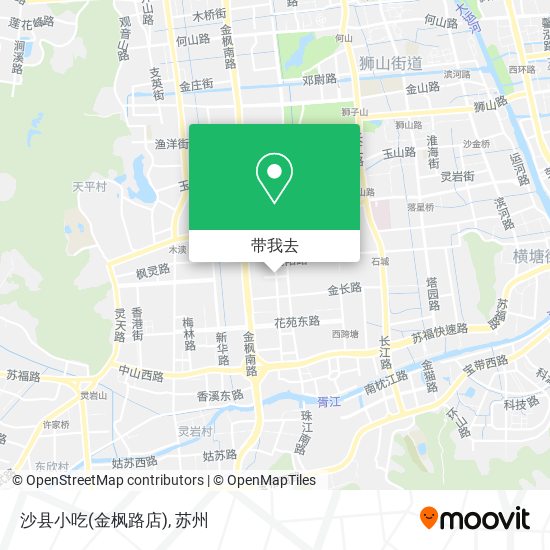 沙县小吃(金枫路店)地图