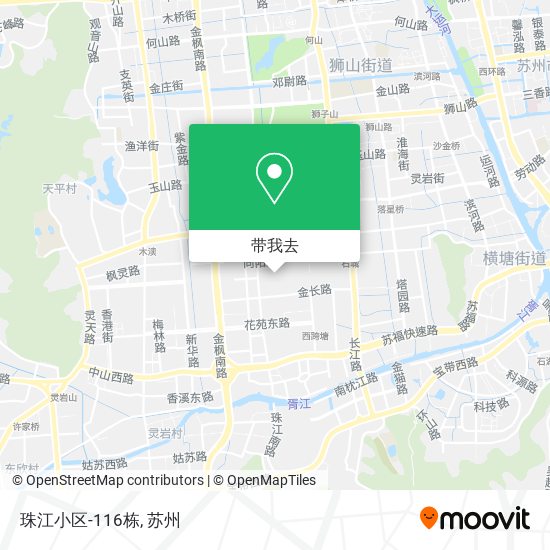 珠江小区-116栋地图