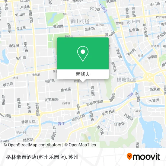 格林豪泰酒店(苏州乐园店)地图