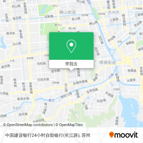 中国建设银行24小时自助银行(长江路)地图