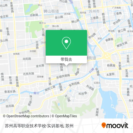 苏州高等职业技术学校-实训基地地图