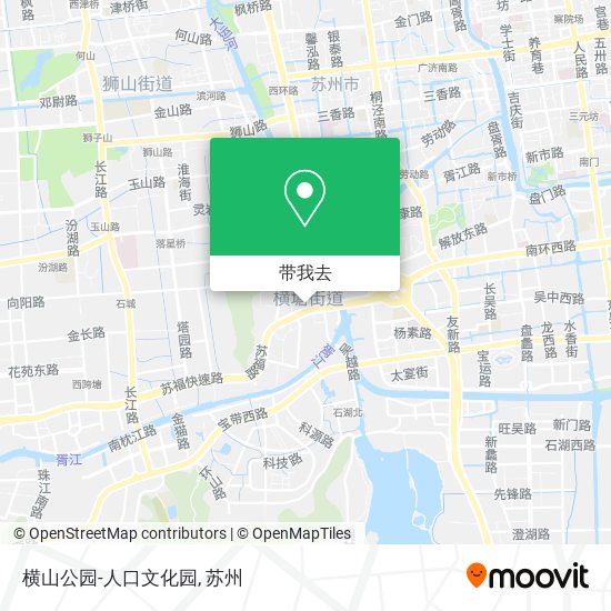 横山公园-人口文化园地图