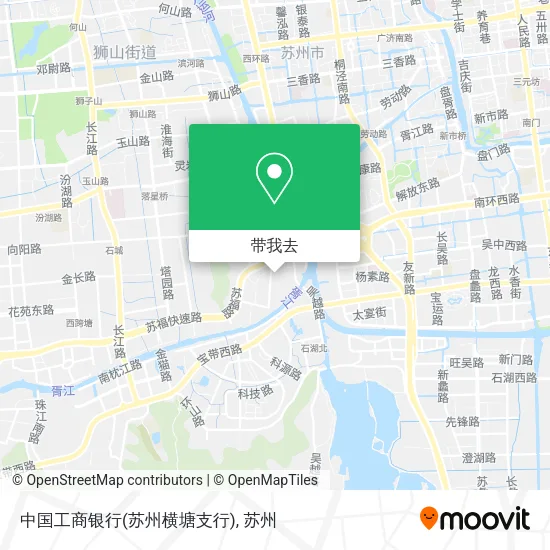 中国工商银行(苏州横塘支行)地图