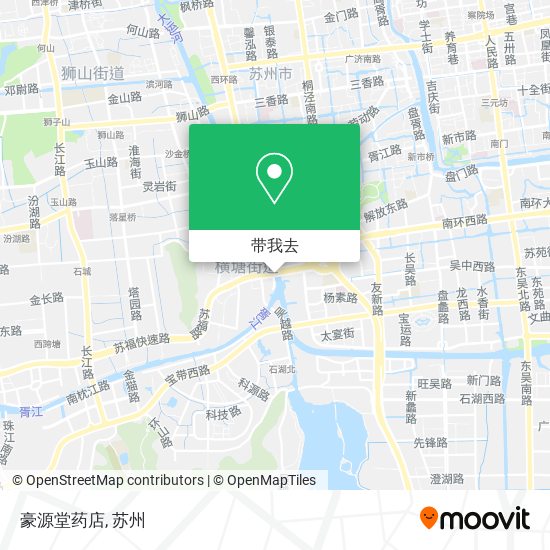 豪源堂药店地图