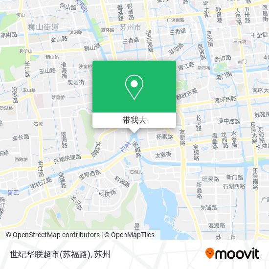 世纪华联超市(苏福路)地图