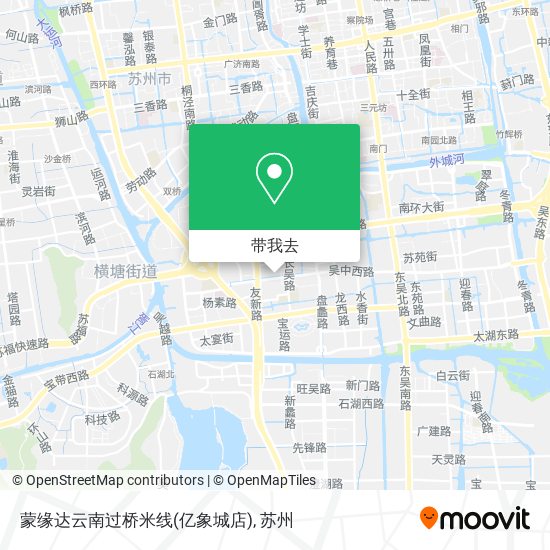 蒙缘达云南过桥米线(亿象城店)地图