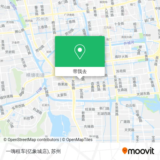 一嗨租车(亿象城店)地图