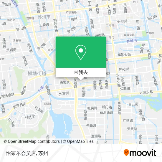 怡家乐会员店地图