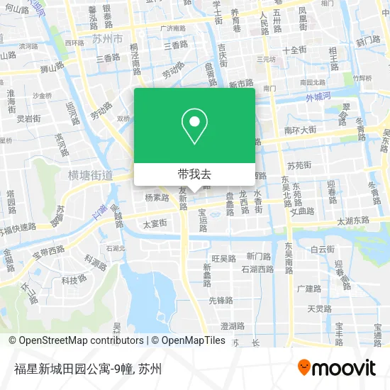 福星新城田园公寓-9幢地图