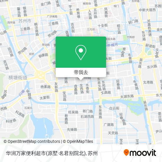 华润万家便利超市(原墅·名君别院北)地图