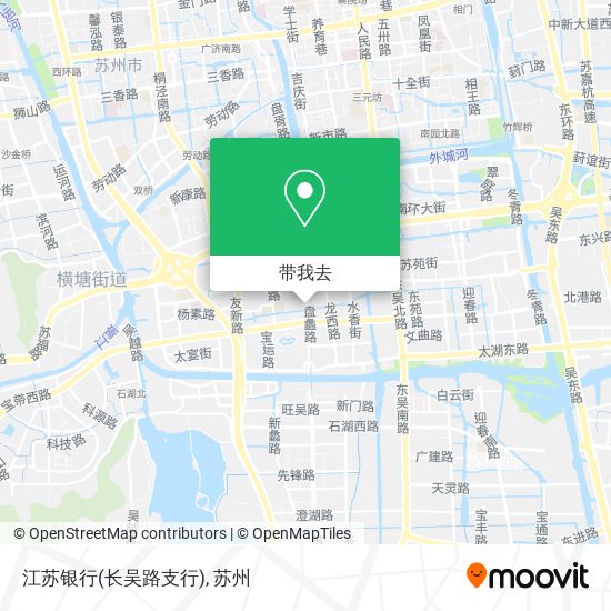 江苏银行(长吴路支行)地图