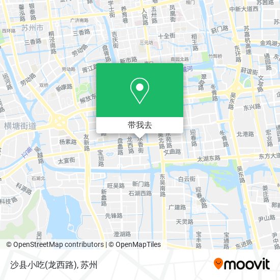 沙县小吃(龙西路)地图