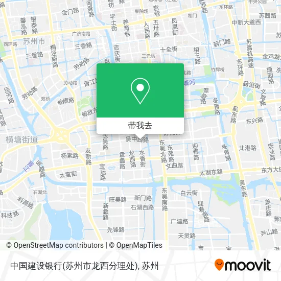 中国建设银行(苏州市龙西分理处)地图