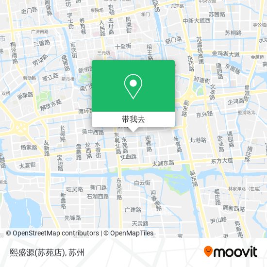 熙盛源(苏苑店)地图