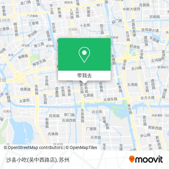 沙县小吃(吴中西路店)地图