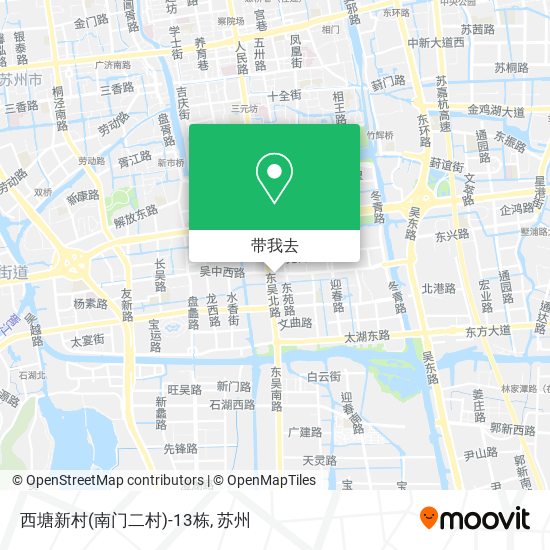 西塘新村(南门二村)-13栋地图