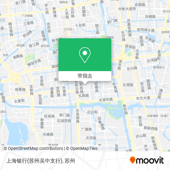 上海银行(苏州吴中支行)地图