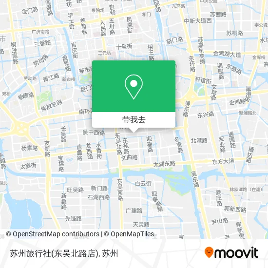 苏州旅行社(东吴北路店)地图
