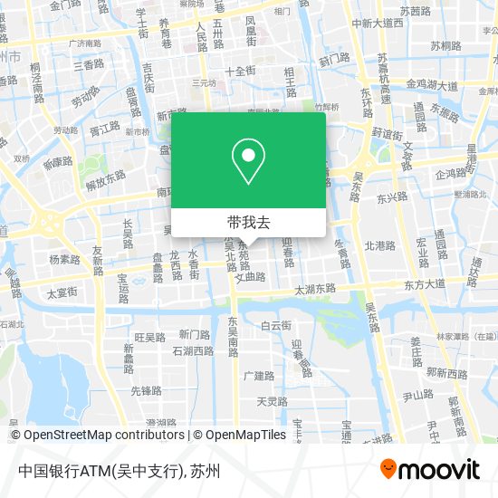 中国银行ATM(吴中支行)地图