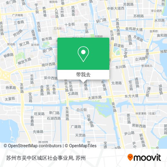 苏州市吴中区城区社会事业局地图