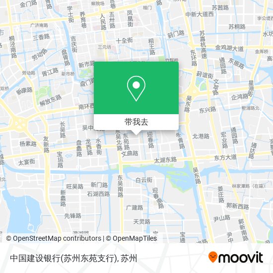 中国建设银行(苏州东苑支行)地图